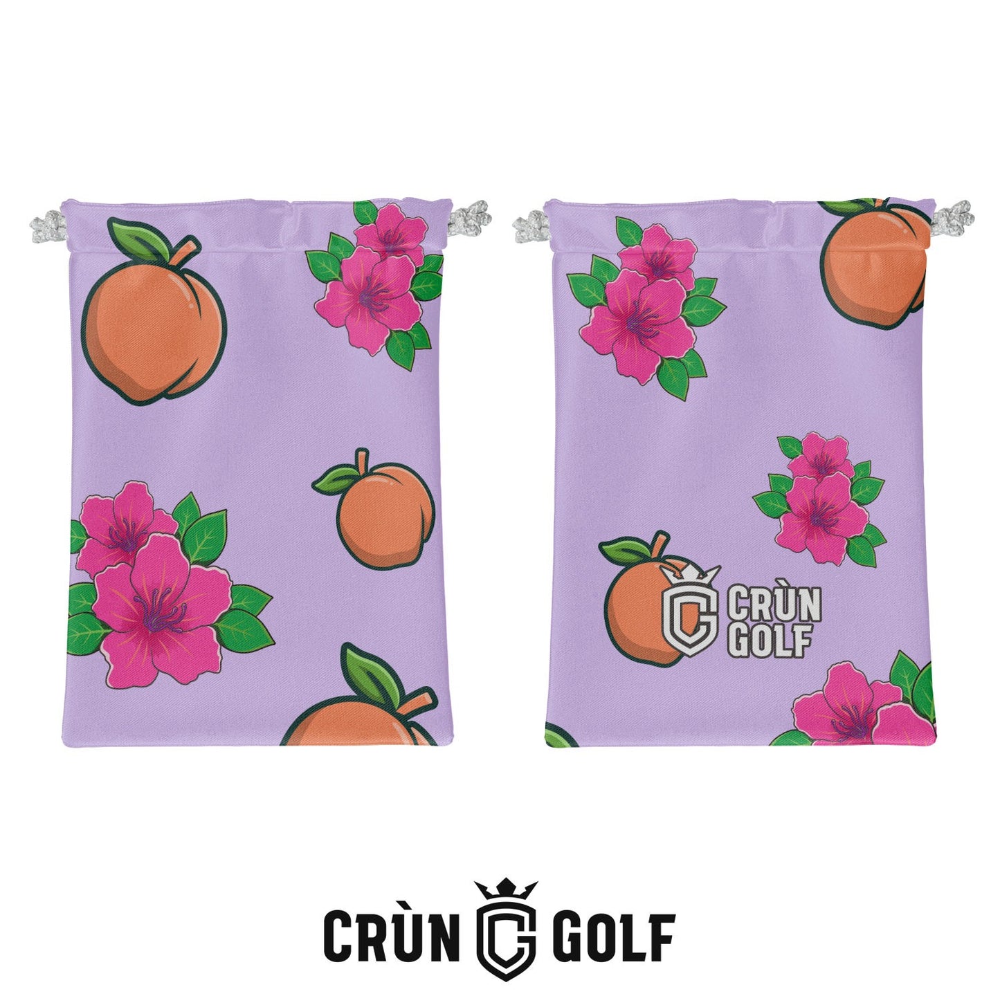 Georgia Peaches & Azaleas Valuables Pouch - Lilac
