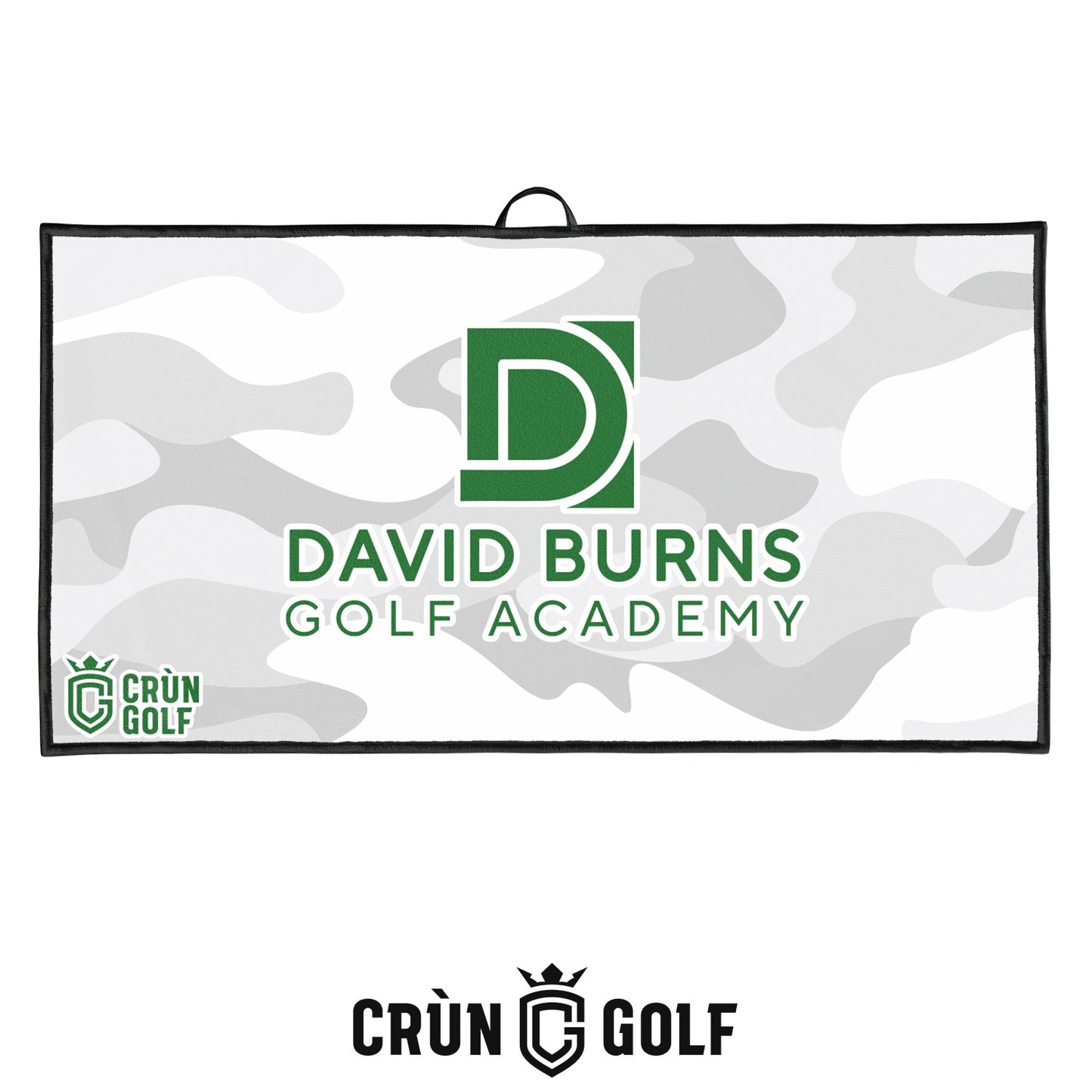 David Burns Golf Academy Towel - White Camo