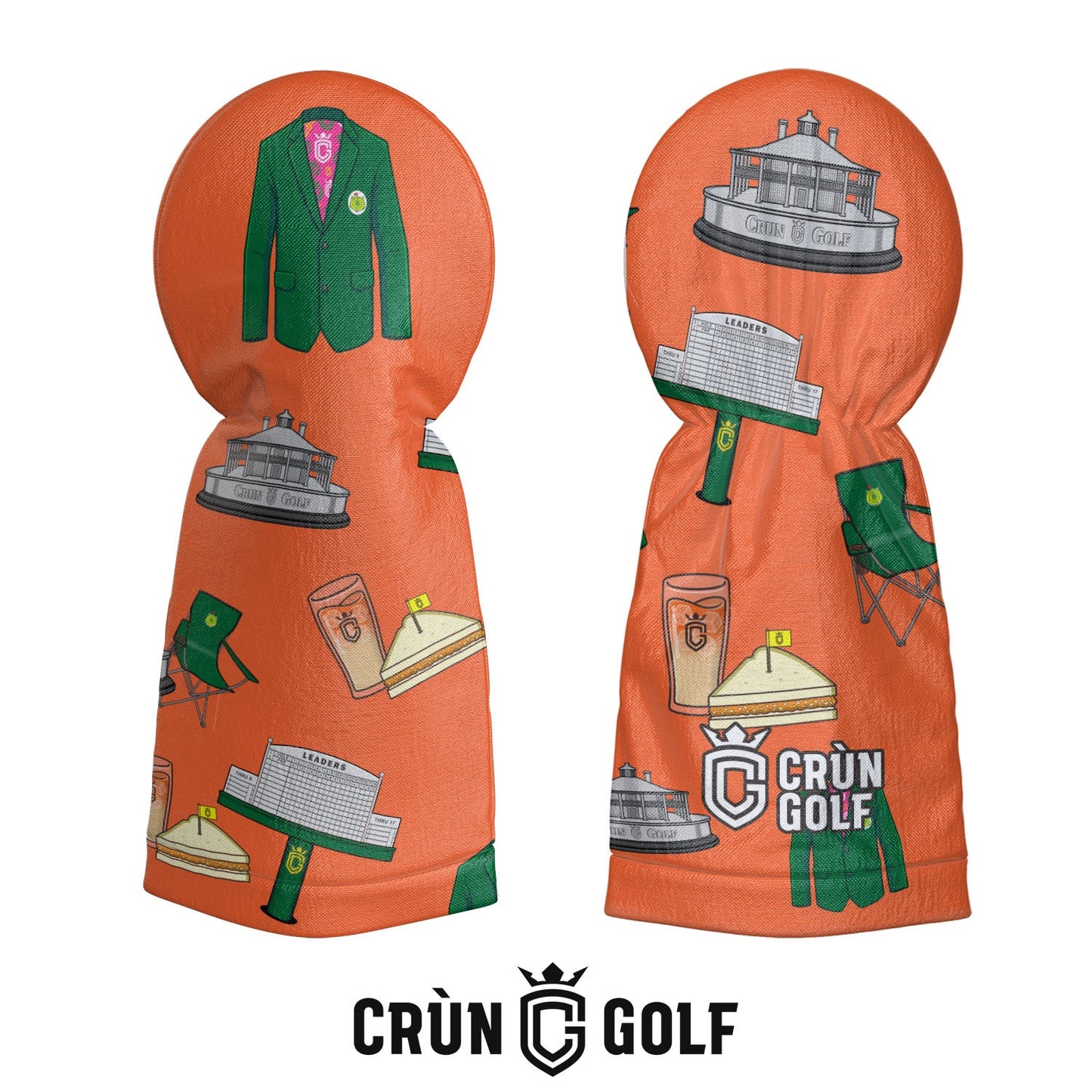 Georgia Players & Patrons Headcover - Tangerine