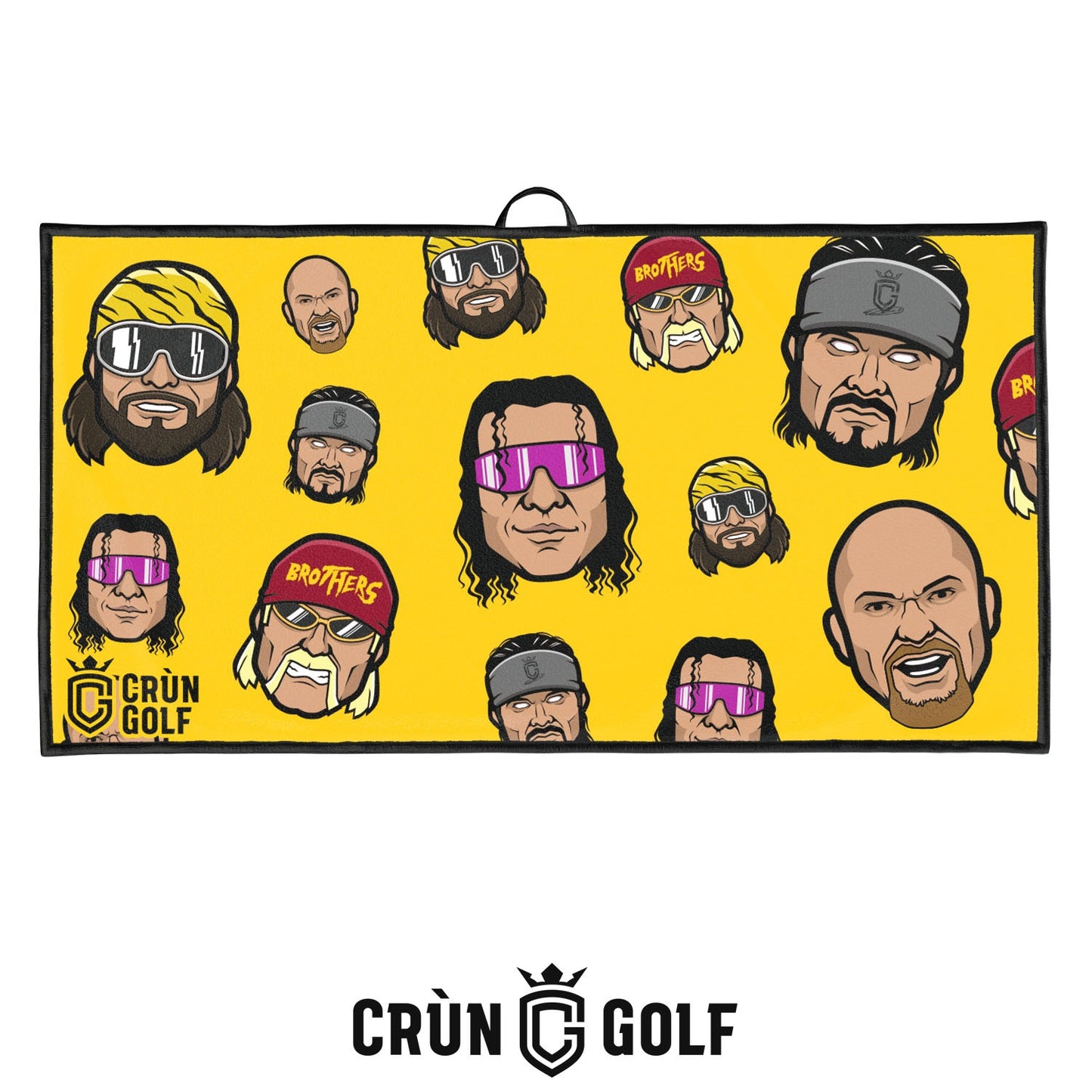 Wrestling Towel - Spread - Yellow