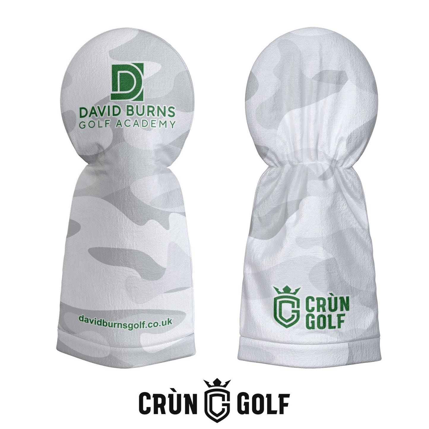 David Burns Golf Academy Headcover - White Camo