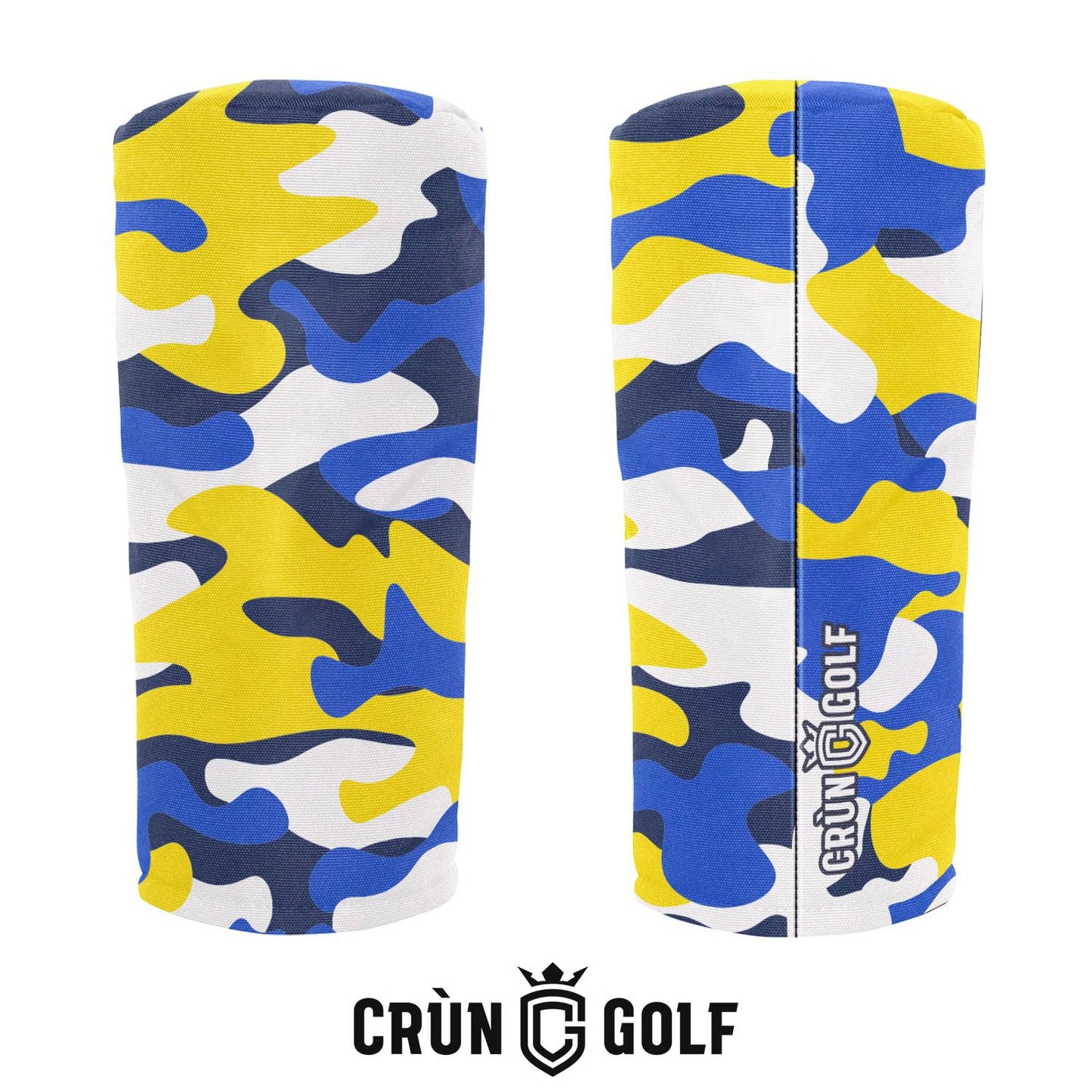 Camo Headcover - Blue / Navy / White / Yellow
