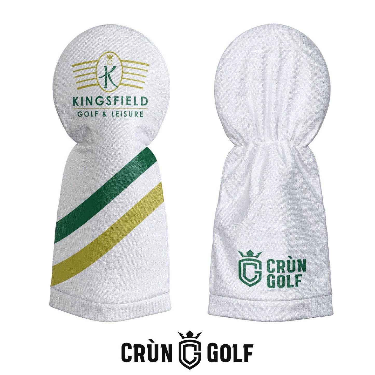 Kingsfield Double Stripe Headcover - White