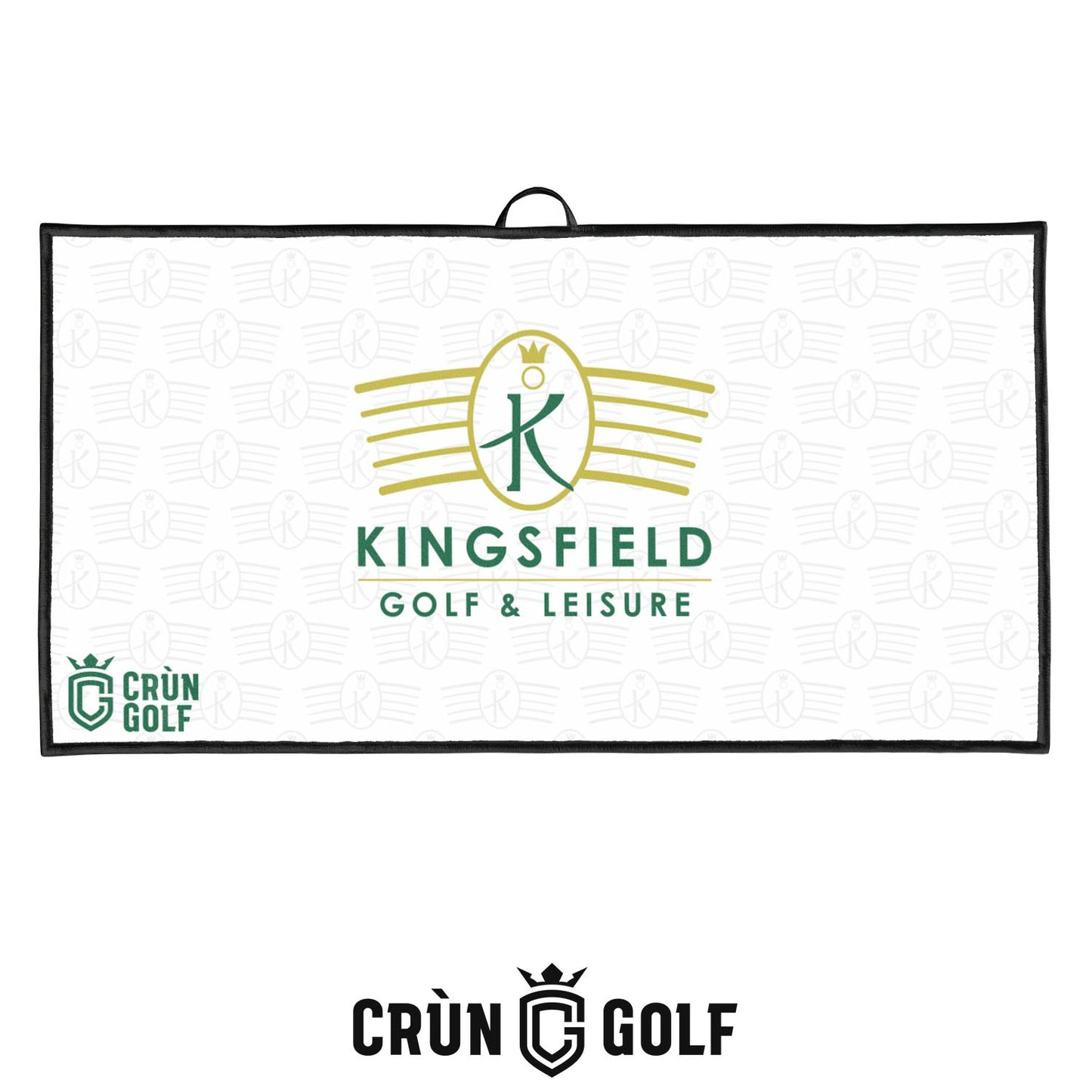 Kingsfield Two Tone Towel - White