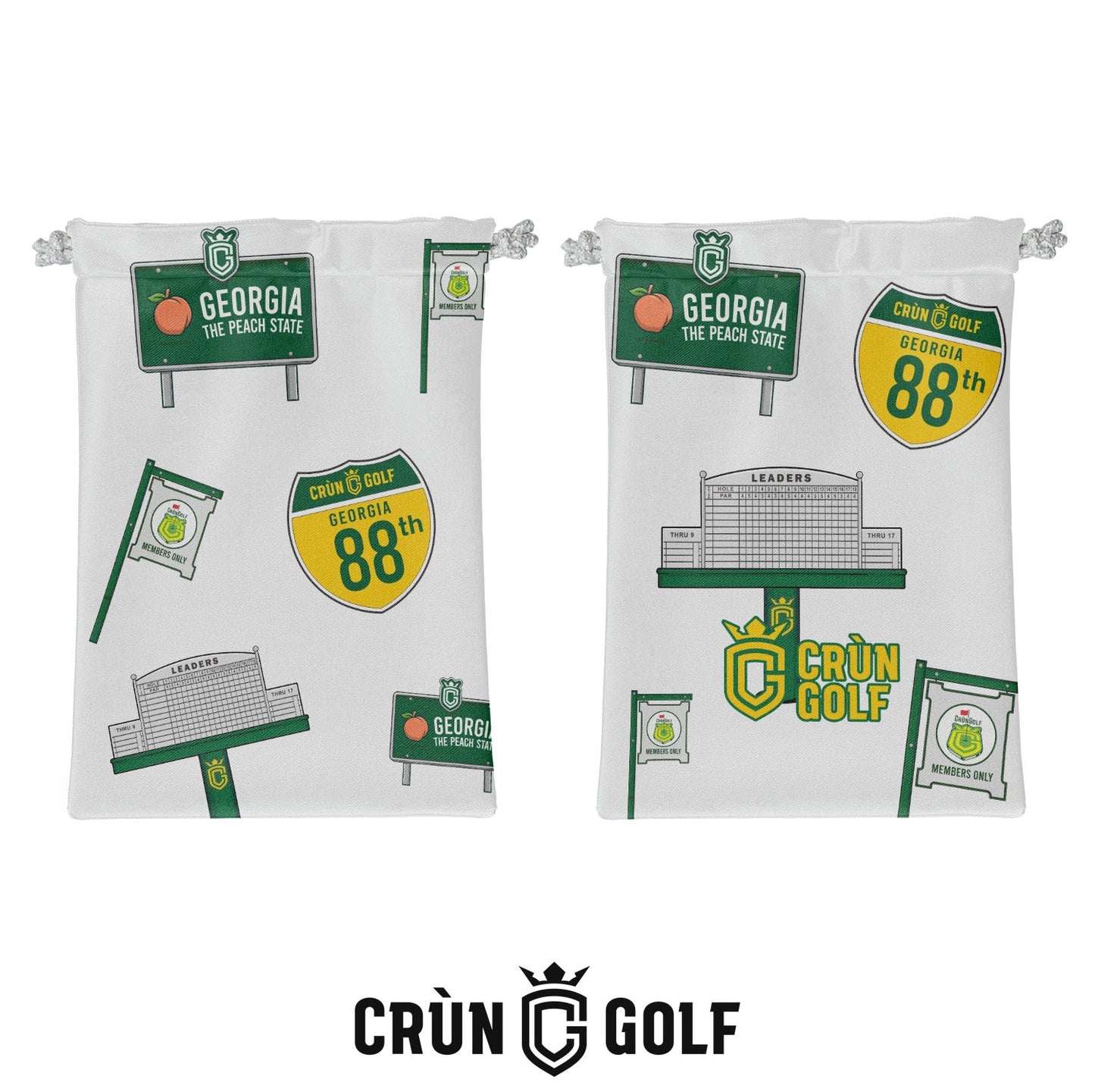Georgia 88 Valuables Pouch - White