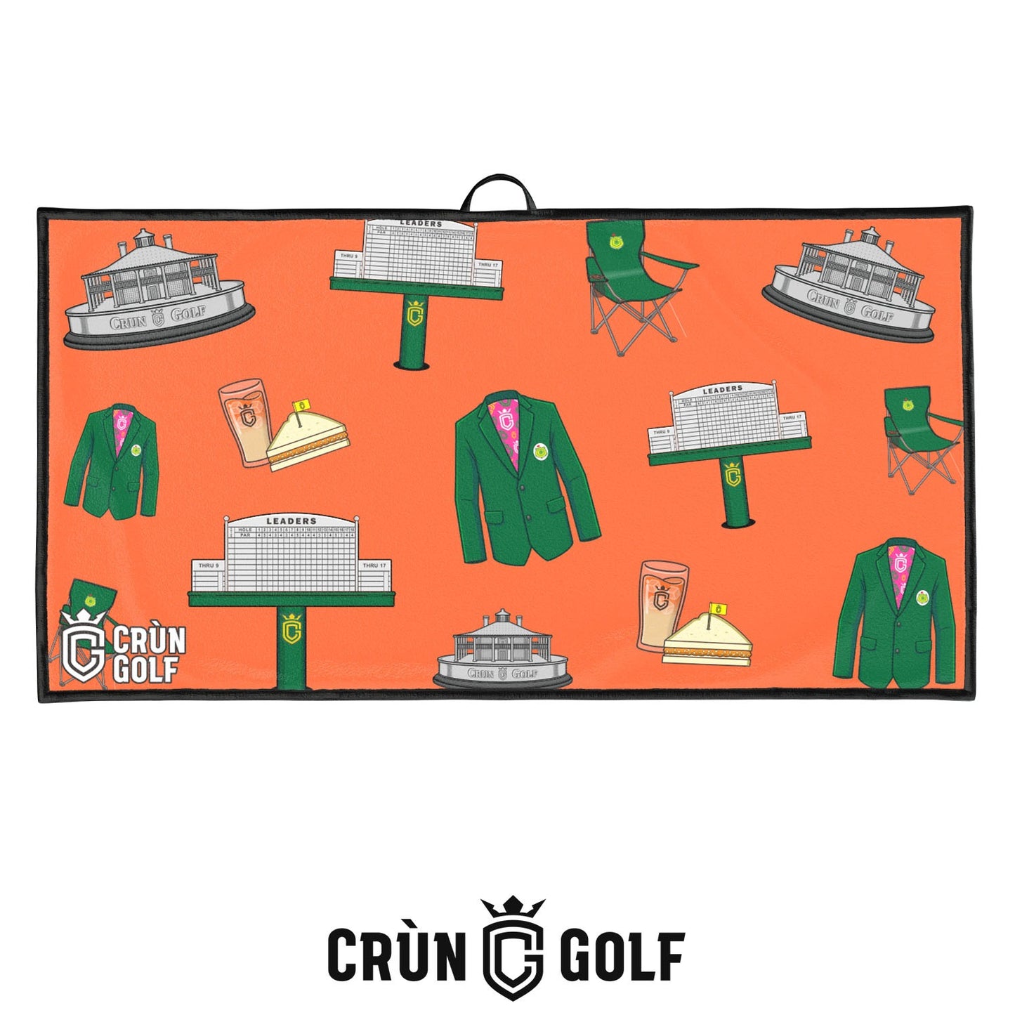 Georgia Players & Patrons Towel - Tangerine