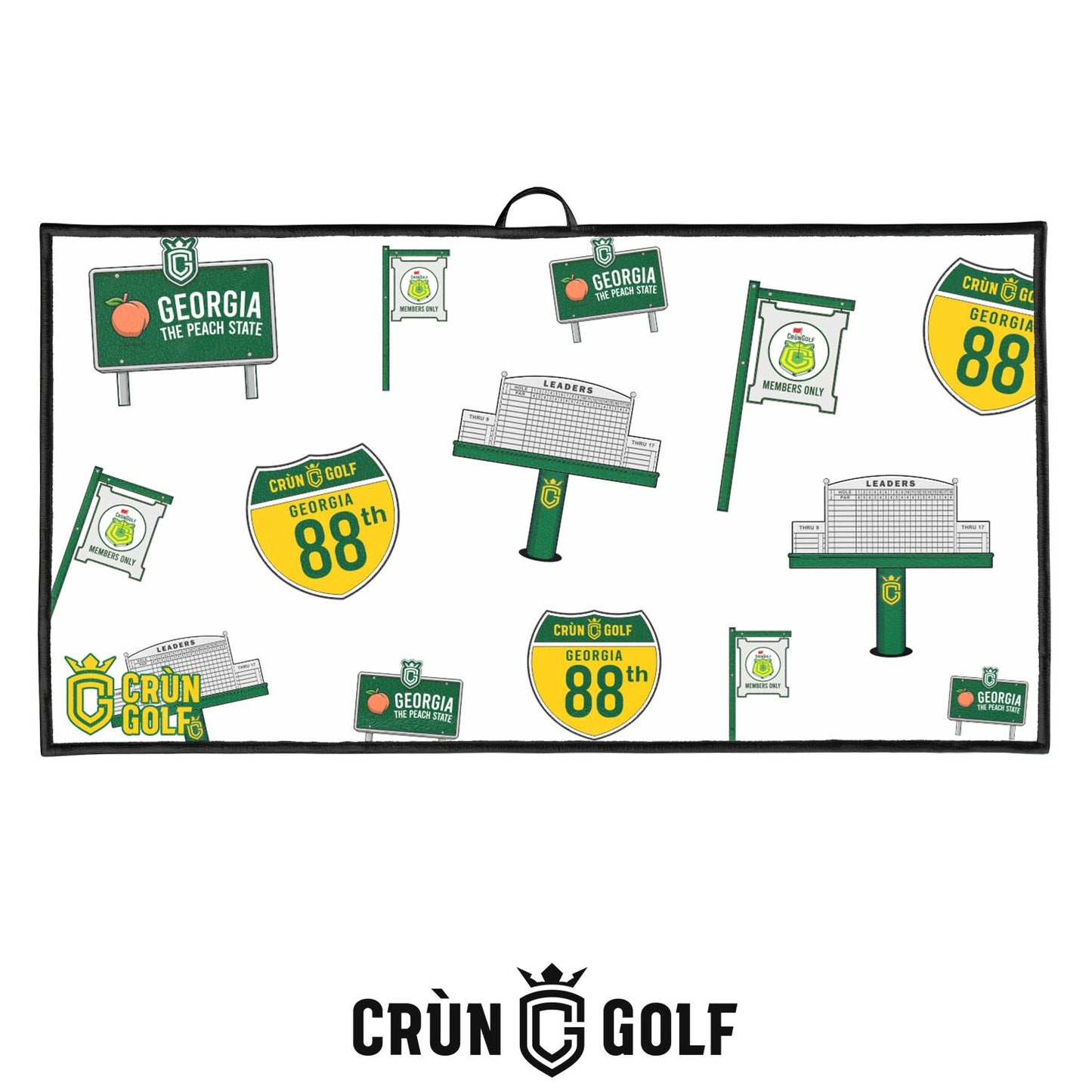 Georgia 88 Towel - White