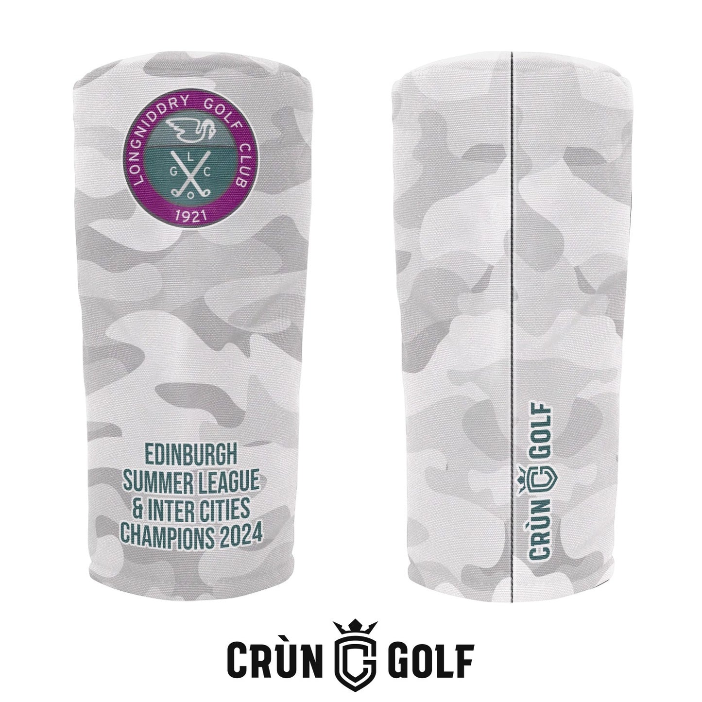 Longniddry GC Champions 2024 Headcover - White Camo