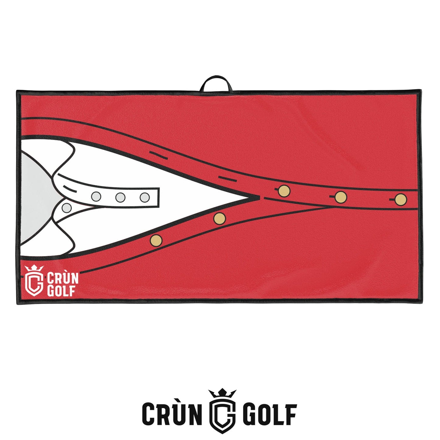 Arnie Cardigan Towel - Red