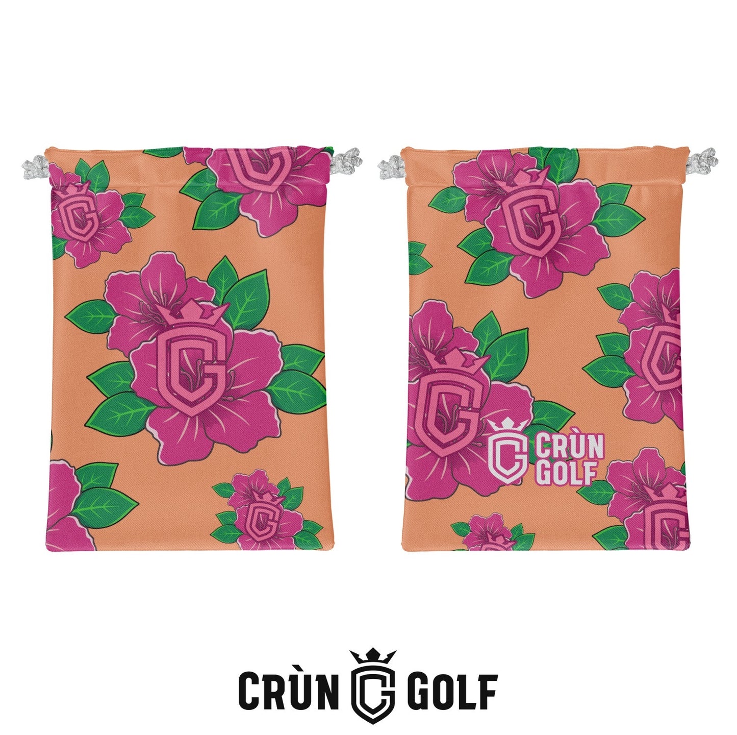 Georgia Azaleas Valuables Pouch - Peach