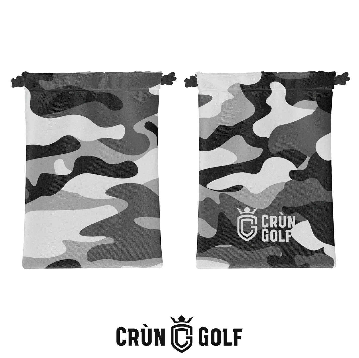 Camo Valuables Pouch - Grey / White / Black