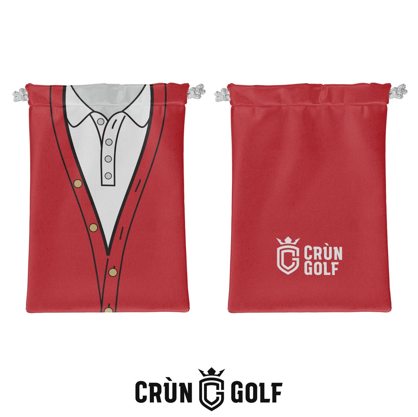 Arnie Cardigan Valuables Pouch - Red