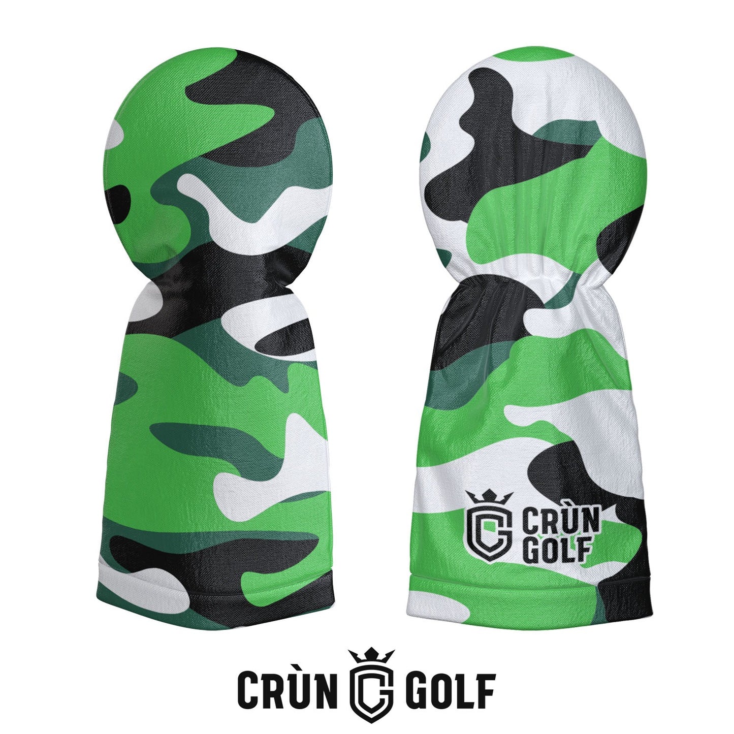 Camo Headcover - Green / White / Black
