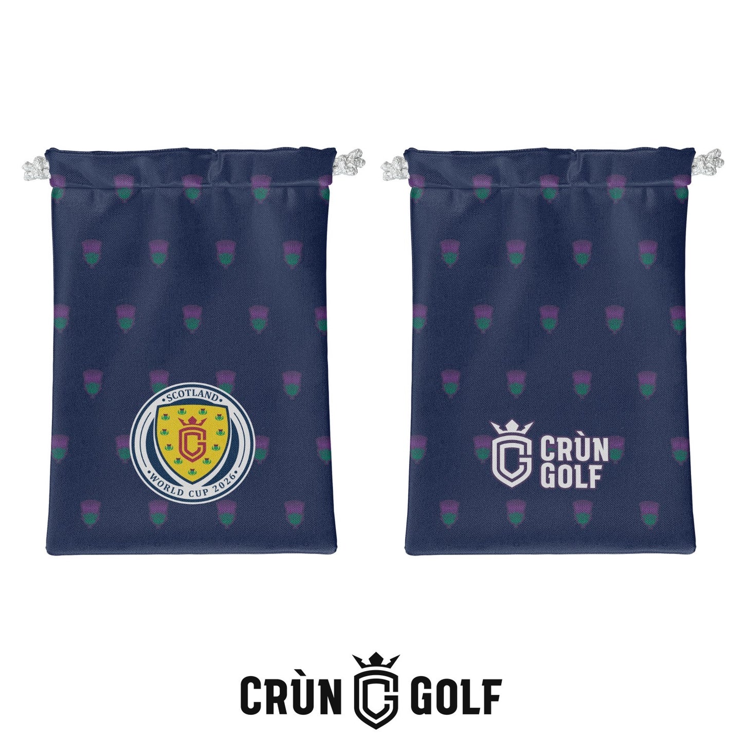 Scotland Thistles Valuables Pouch - WC26