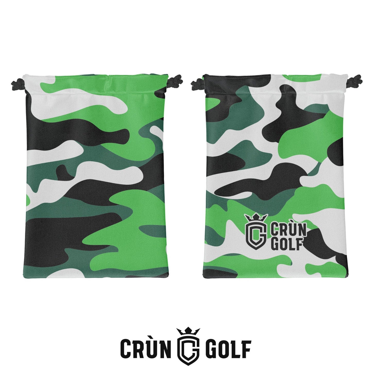 Camo Valuables Pouch - Green / White / Black