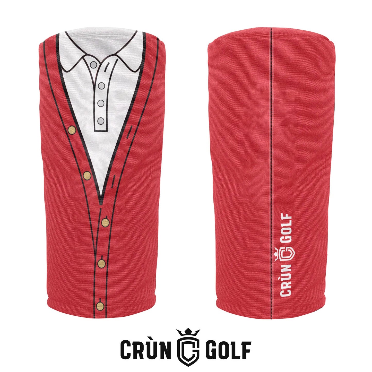 Arnie Cardigan Headcover - Red