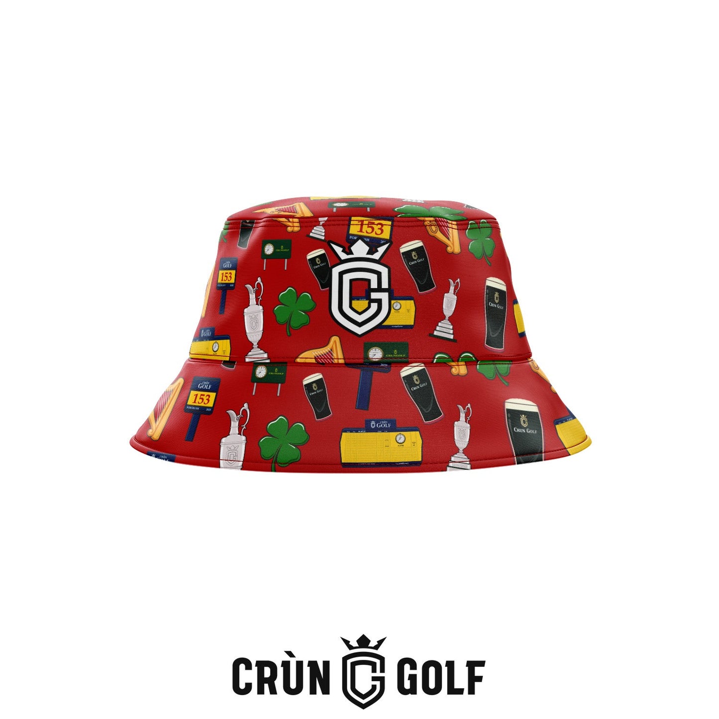 Portrush 153 Reversible Bucket Hat - Spread Red / Green
