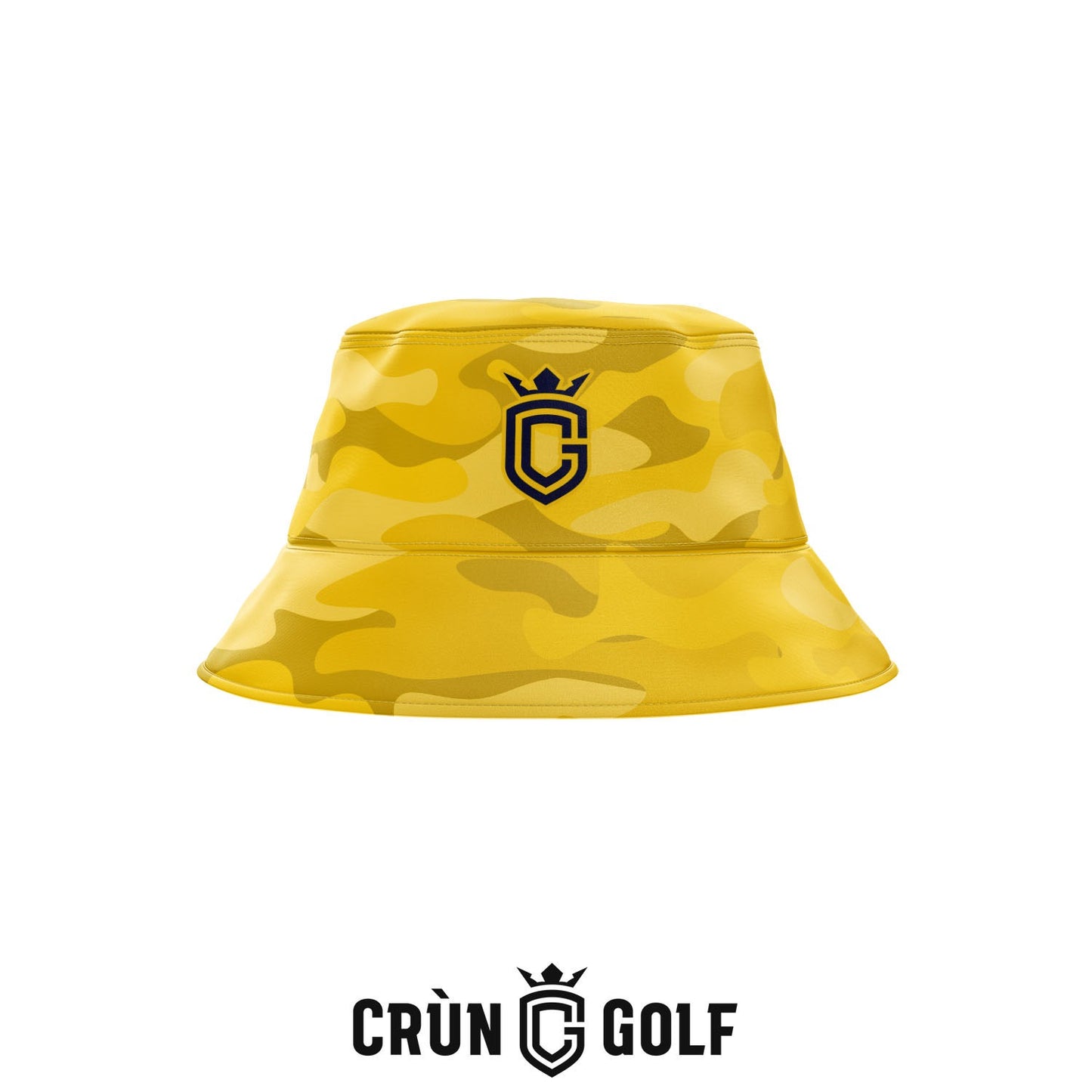 Camo Bucket Hat  - Navy / Yellow