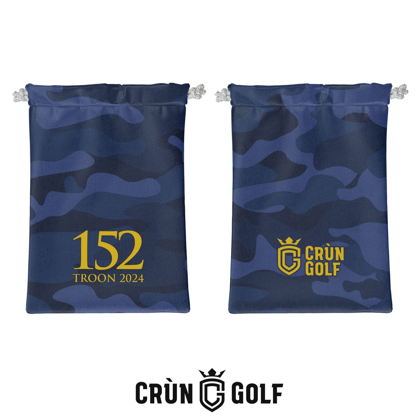 152 Troon Valuables Pouch - Navy Camo
