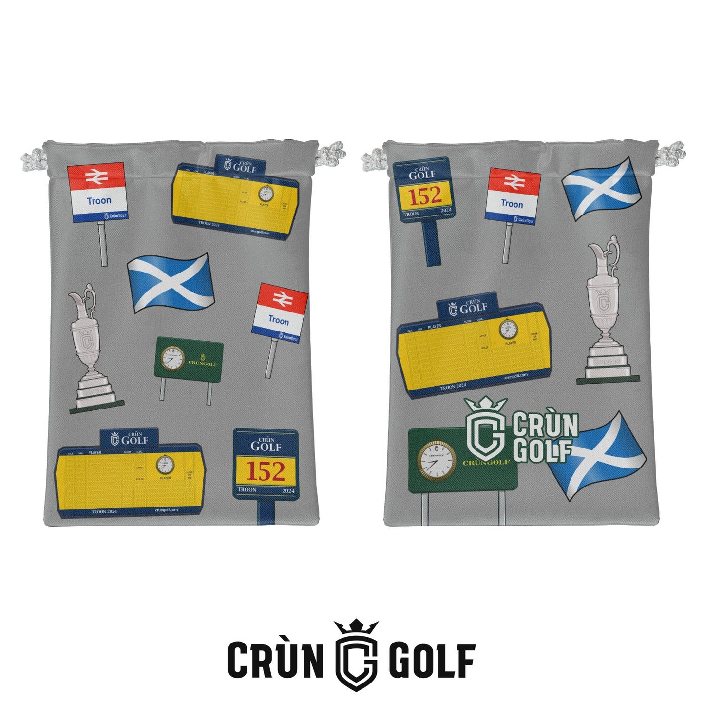 152 Troon Valuables Pouch - Grey Spread