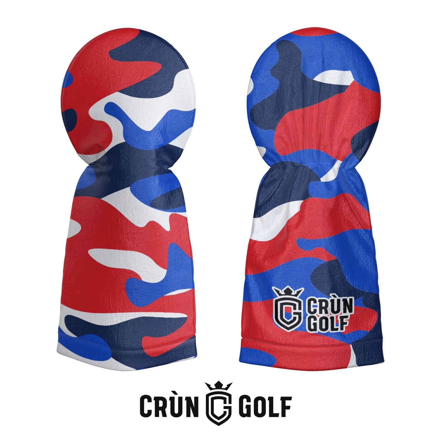Camo Headcover - Blue / Navy / White / Red
