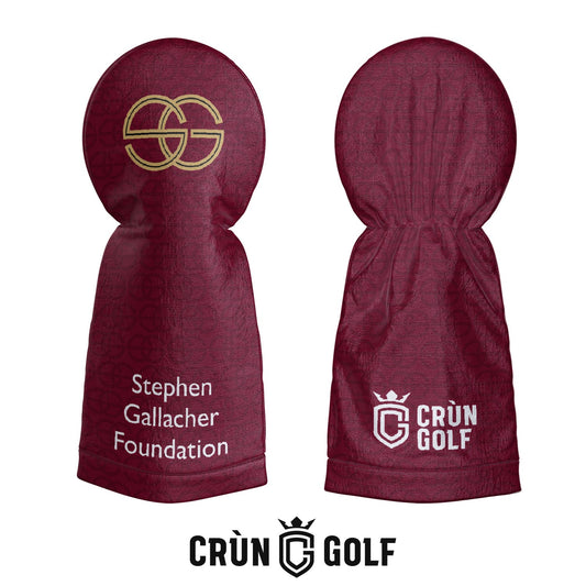 Stephen Gallacher Foundation Two Tone Headcover - Maroon