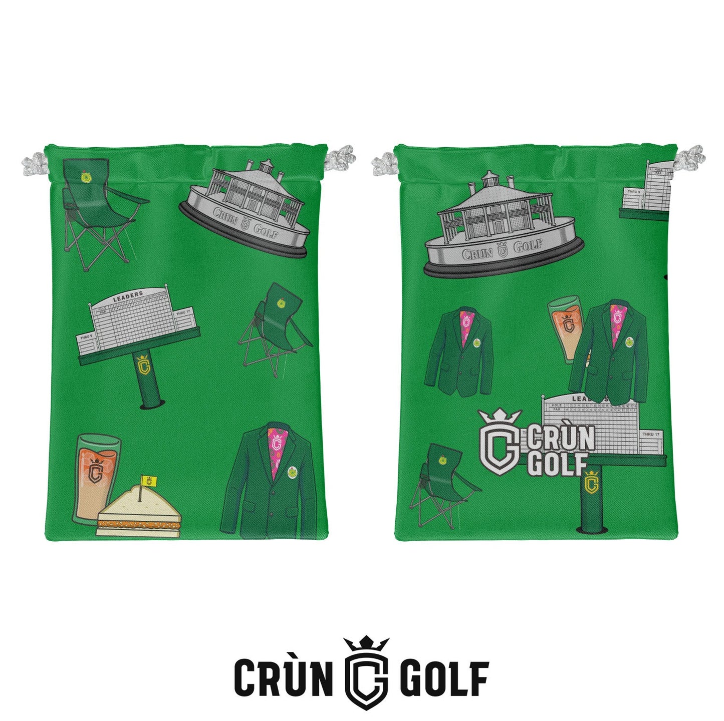 Georgia Players & Patrons Valuables Pouch - Green