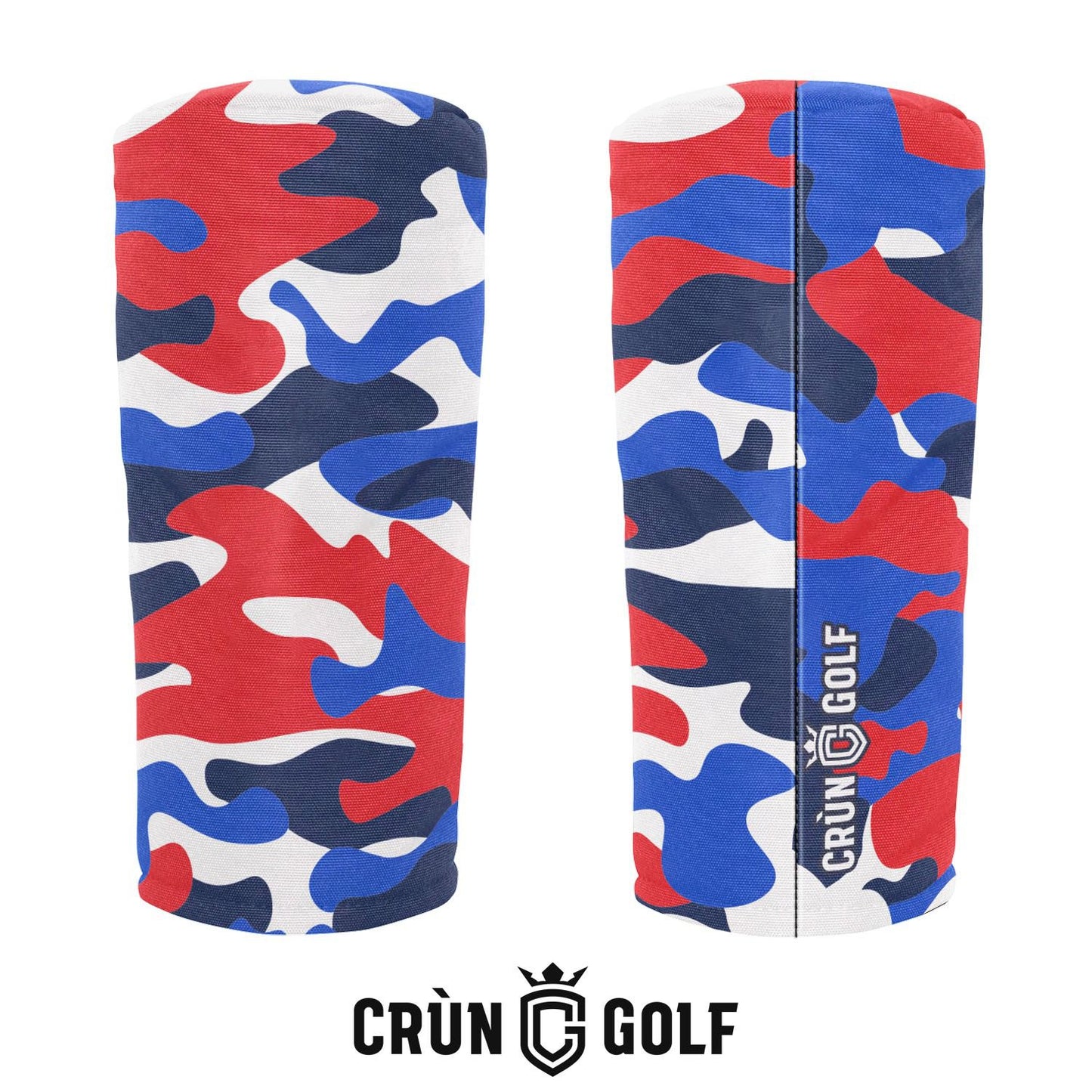 Camo Headcover - Blue / Navy / White / Red
