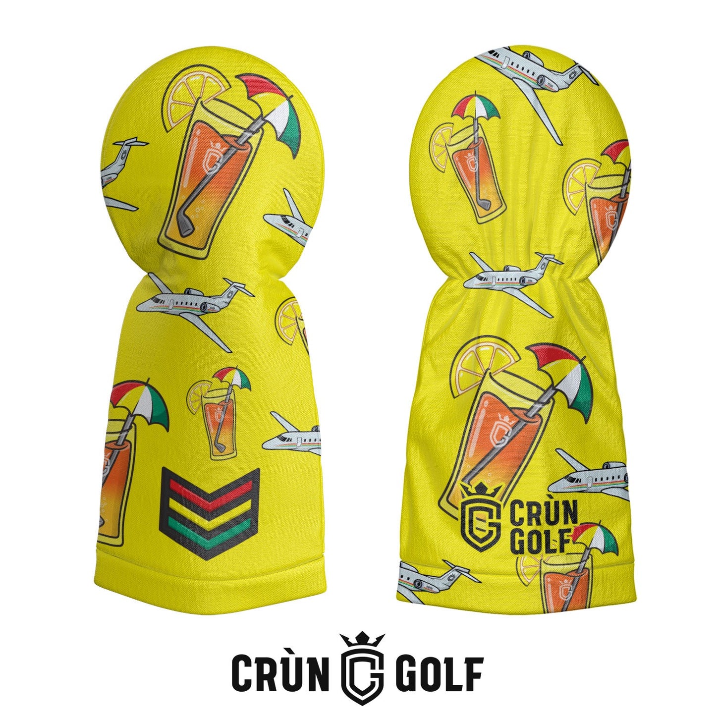 Arnie Spread Headcover - Yellow