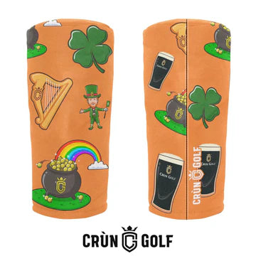 St Patrick's Day Headcover - Orange