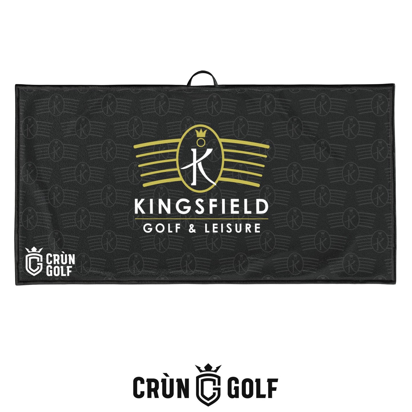 Kingsfield Two Tone Towel - Black