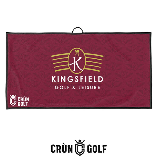 Kingsfield Two Tone Towel - Maroon