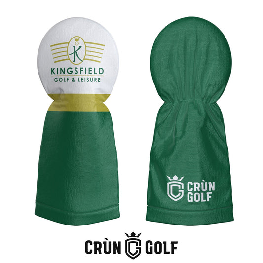 Kingsfield Colour Block Headcover - White / Gold / Green
