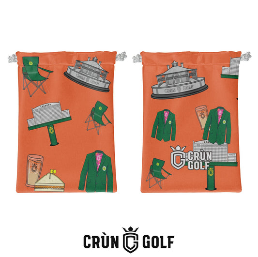 Georgia Players & Patrons Valuables Pouch - Tangerine