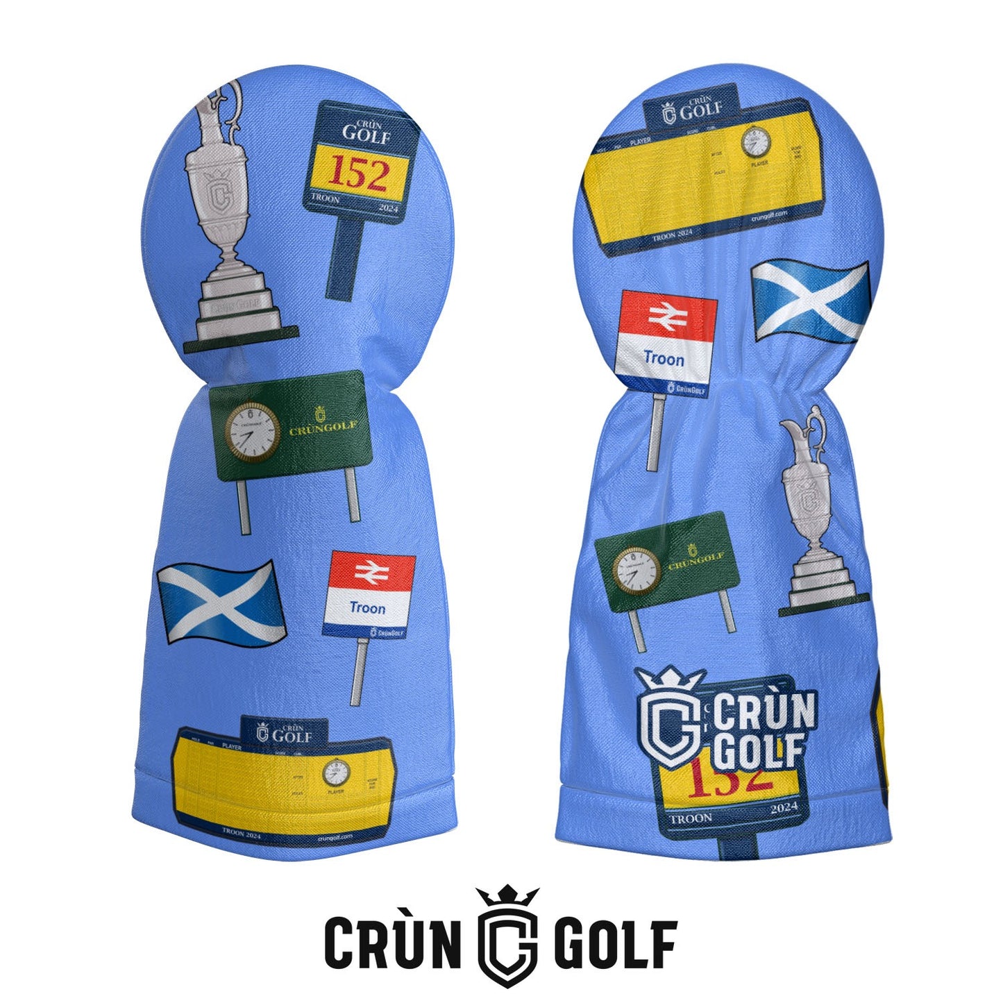 Troon 152 Headcover - Blue Spread