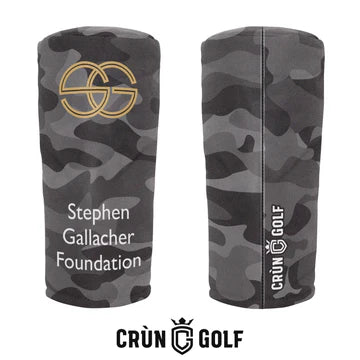 Stephen Gallacher Foundation Camo Headcover - Black / Grey