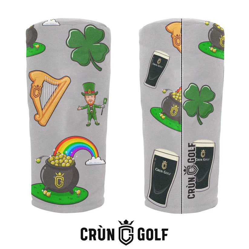 St Patrick's Day Headcover - Grey