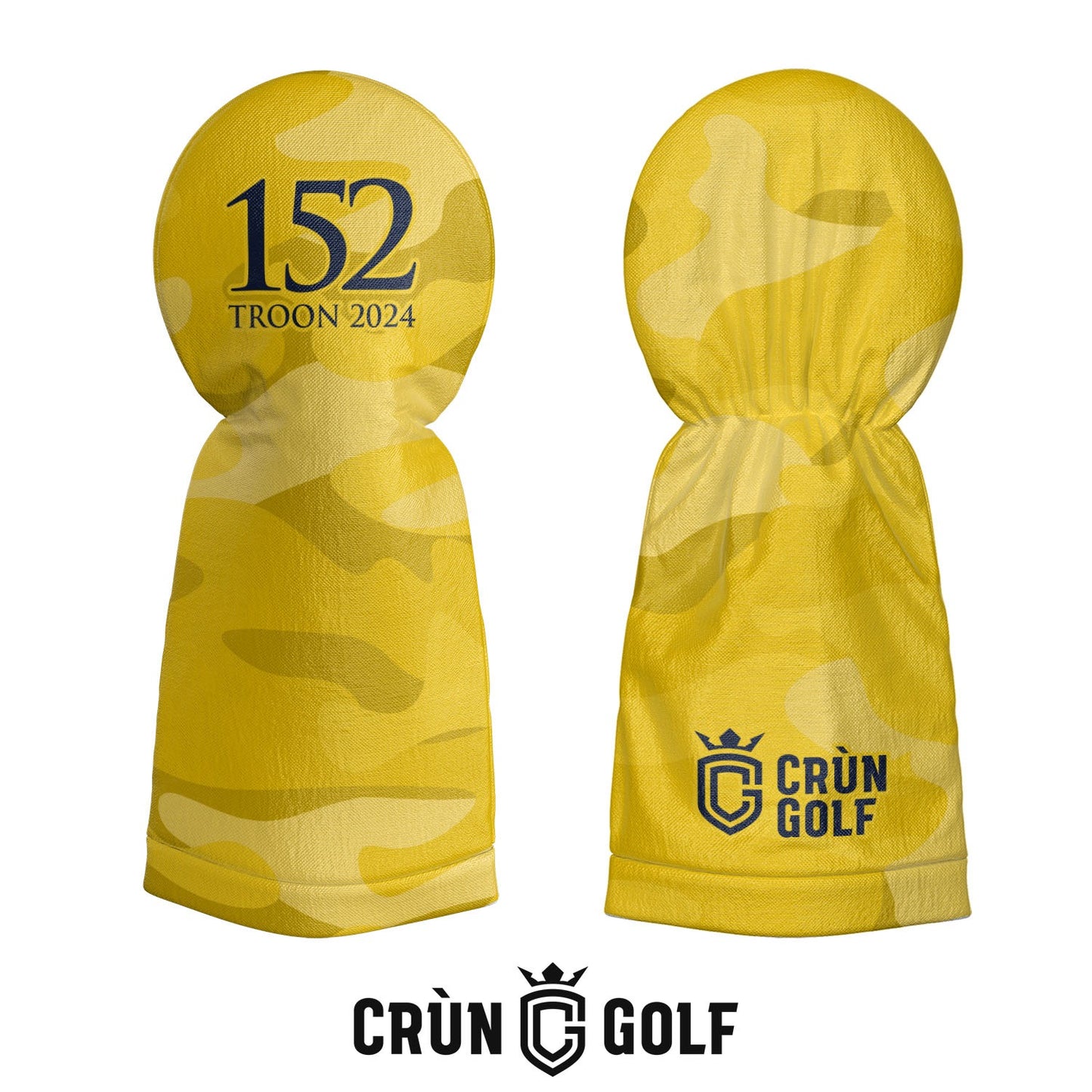 Troon 152 Headcover - Yellow Camo