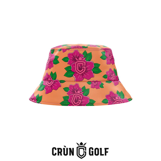 Georgia Azaleas Reversible Bucket Hat  - Peach / Pink