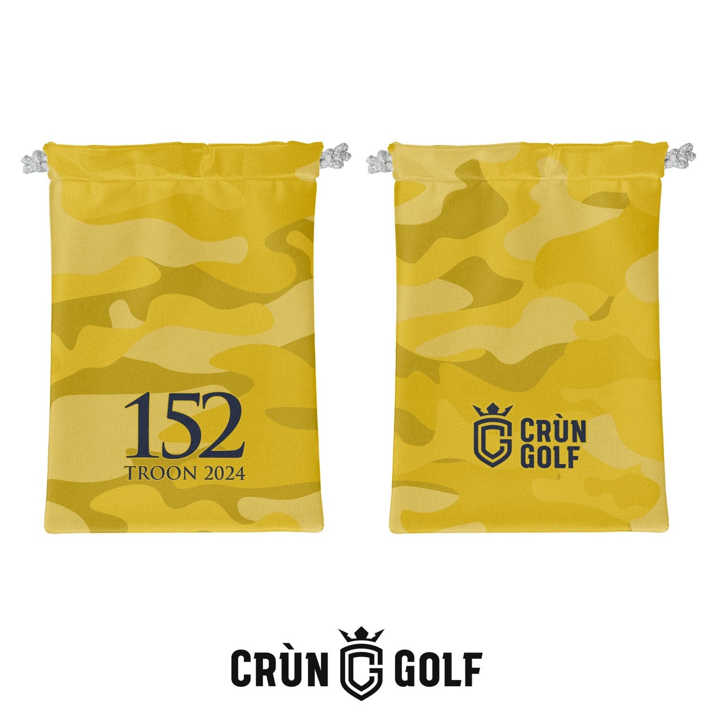 152 Troon Valuables Pouch - Yellow Camo