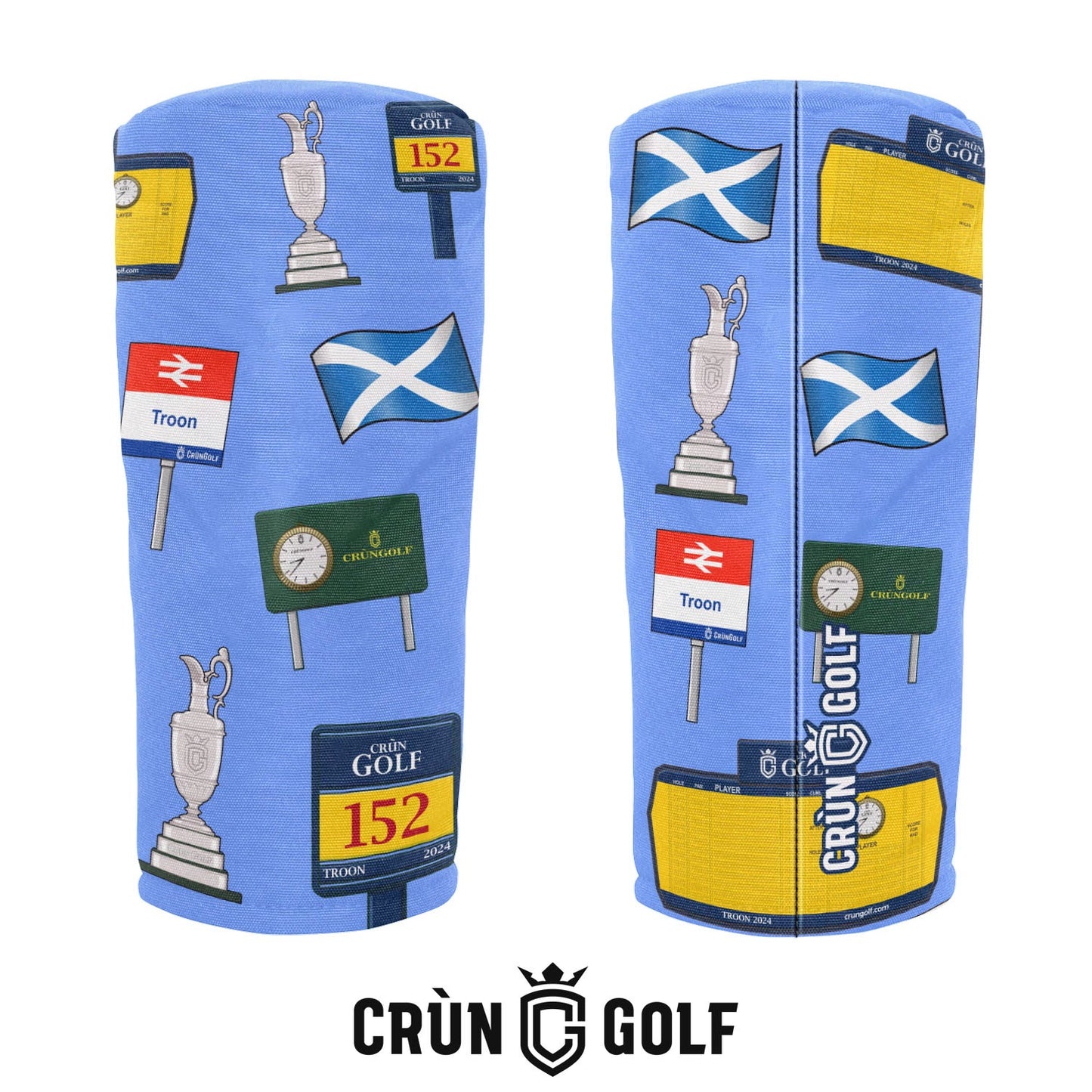 Troon 152 Headcover - Blue Spread