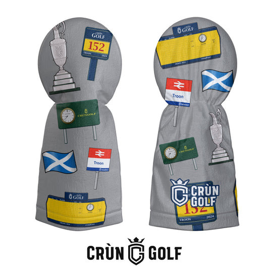 Troon 152 Headcover - Grey Spread