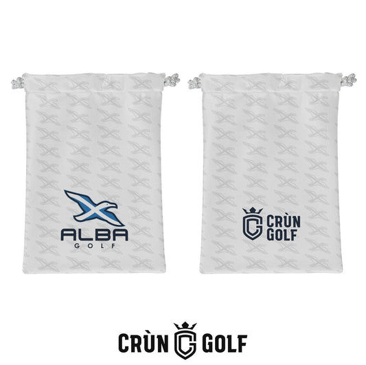 Alba Golf Valuables Pouch - White